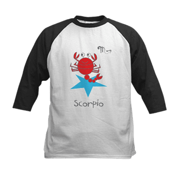 Mr Scorpio Kiddie Kids Baseball Jersey.