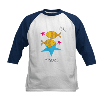 Pisces Kiddie Kids Baseball Jersey.
