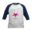 A kids baseball tee with the word Aries Kiddie Kids Baseball Jersey on it.